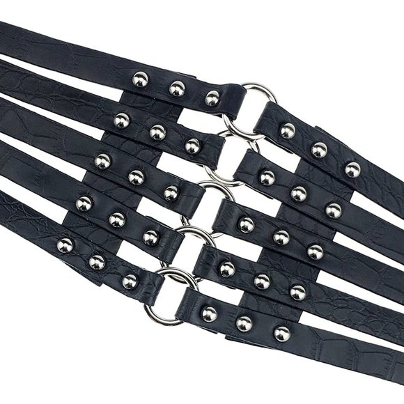 Women\'s PU Leather Wide Waist Belt main image 5